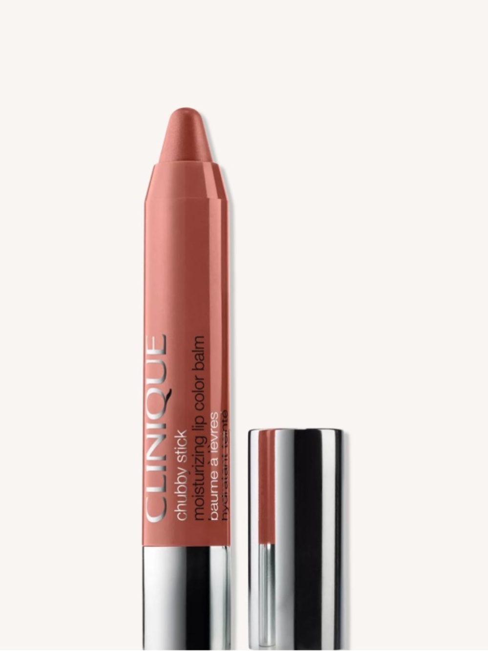 Clinique Chubby Stick Moisturizing Lip Color Balm - Plushest Pink 💄